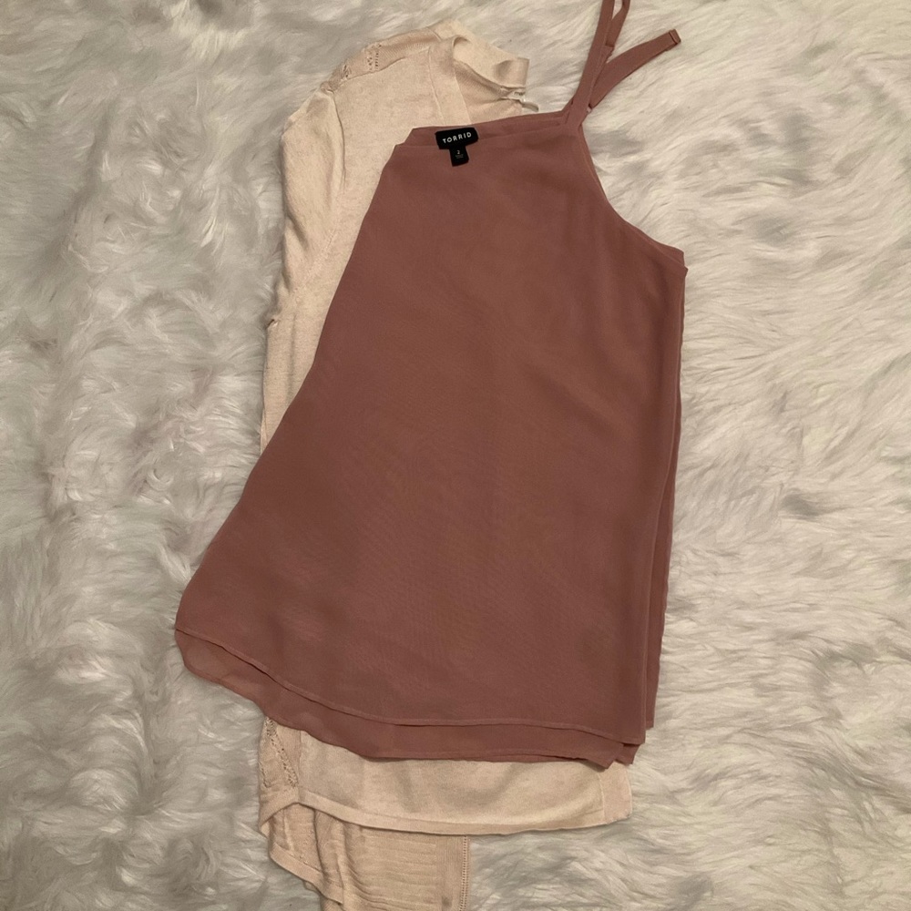 Mauve Torrid tank size 2x